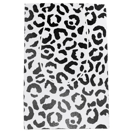 Zwart-witafdrukken          medium cadeauzakje (Voorkant)