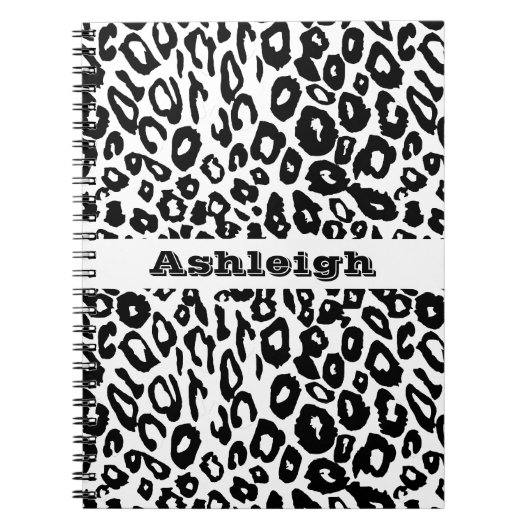 Zwart-witafdrukken Notitieboek (Voorkant)