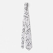 Zwart-witafdrukken Stropdas (Achterkant)