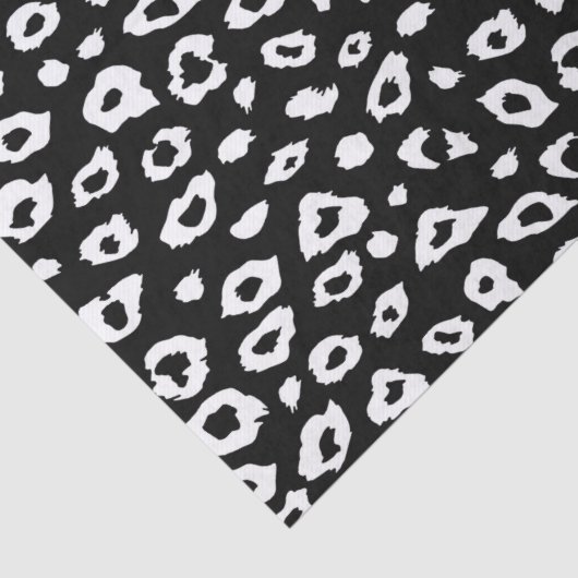 Zwart-witafdrukken Tissuepapier (Detail)