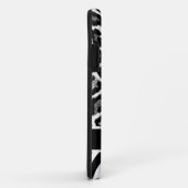 Zwart-witafdrukken van dieren Case-Mate iPhone case (Achterkant/rechts)