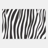 Zwart-witafdrukken van Zebra Inpakpapier Vel (Voorkant)