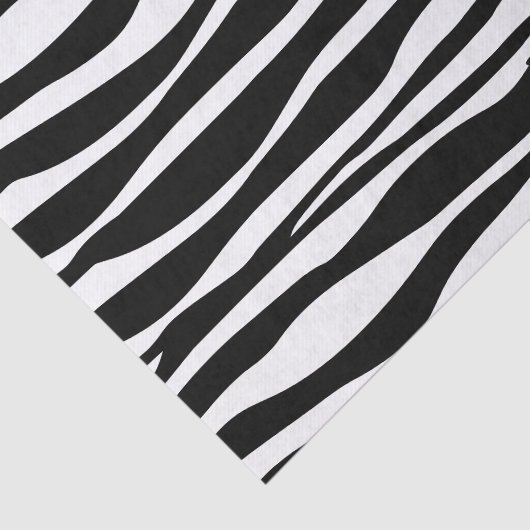 Zwart-witafdrukken van Zebra Tissuepapier (Detail)