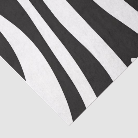 Zwart-witafdrukken van Zebra Tissuepapier (Detail)