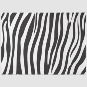 Zwart-witafdrukken van Zebra Tissuepapier