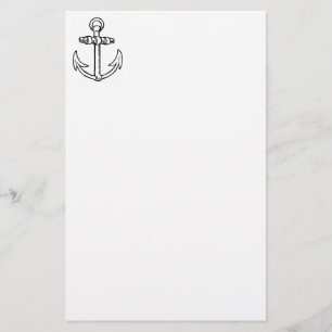 Zwart-witanker Briefpapier
