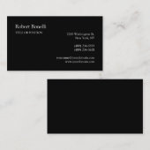 Zwart-witbakkerij, enz. Visitekaartje (Voorkant / Achterkant)