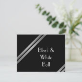 Zwart-witbal Kaart (Staand voorkant)