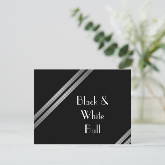 Zwart-witbal Kaart (Staand voorkant)