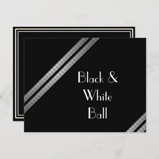 Zwart-witbal Kaart (Voorkant / Achterkant)