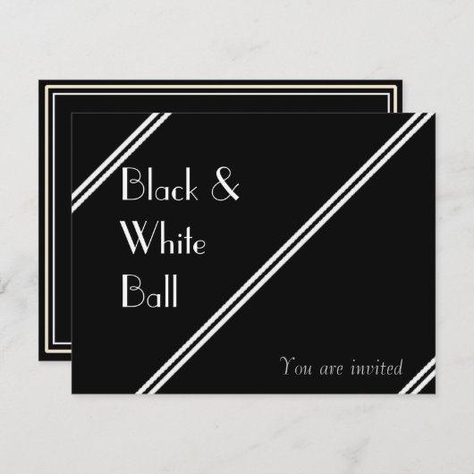 Zwart-witbal Kaart (Voorkant / Achterkant)