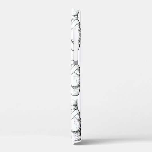 Zwart-witballetslipje Case-Mate iPhone Case (Achterkant / Links)