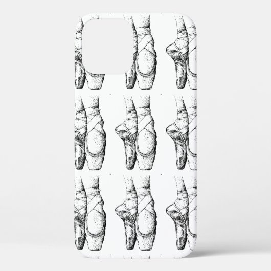 Zwart-witballetslipje Case-Mate iPhone Case (Achterkant)
