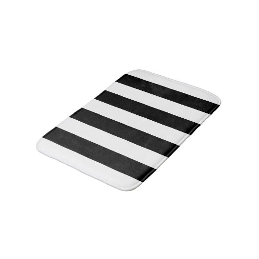Zwart-witband tapmat badmat (Gekanteld)
