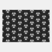 Zwart-witbiogevaar Inpakpapier Vel (Voorkant)