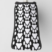 Zwart-witboek afdrukken Golf Hoesje Golfheadcover (Draai 90)