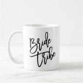 Zwart witboek Bride Tribe Koffiemok (Links)