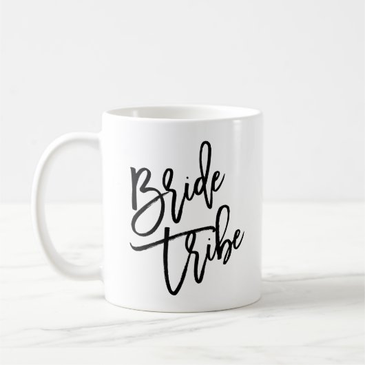 Zwart witboek Bride Tribe Koffiemok (Links)