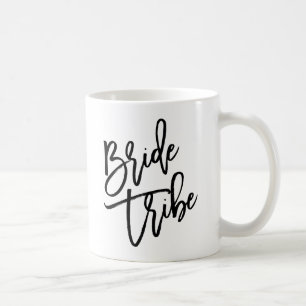 Zwart witboek Bride Tribe Koffiemok