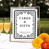 Zwart-witboek Picado geïnspireerde bruiloft Poster