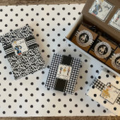 Zwart-witboek Trio Inpakpapier Vel