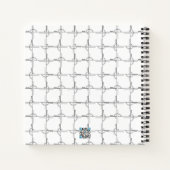 Zwart witboek voor meetbare bullet Journal Sketchb Notitieboek (Achterkant)