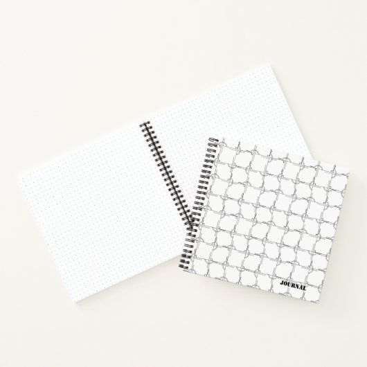 Zwart witboek voor meetbare bullet Journal Sketchb Notitieboek (Binnen)