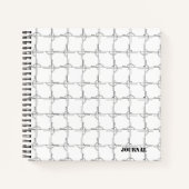 Zwart witboek voor meetbare bullet Journal Sketchb Notitieboek (Voorkant)