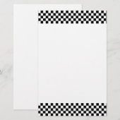 Zwart-witbord Briefpapier (Voorkant / Achterkant)