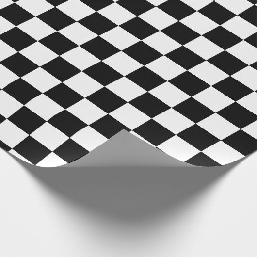 Zwart-witbord Cadeaupapier (Hoek)