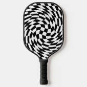 Zwart-witbord Pickleball Paddle (Voorkant)