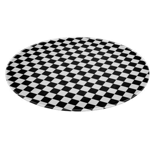 Zwart-witbord Snijplank (Hoek)