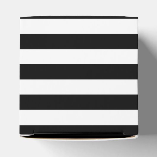 Zwart-witbruiloft Bedankdoosjes (Bovenkant)