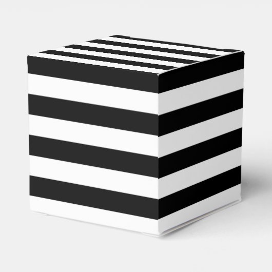 Zwart-witbruiloft Bedankdoosjes (Achterkant)