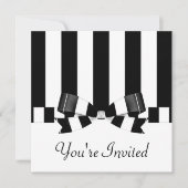 Zwart-witbruiloft Kaart (Voorkant)