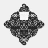 Zwart-witbruin gothisch huwelijk bedankdoosjes (Uitgevouwen)