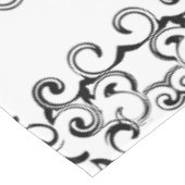 Zwart-witbruin gothisch huwelijk tafelkleed (Gekanteld)