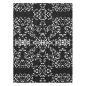 Zwart-witbruin gothisch huwelijk tafelkleed (Voorkant)