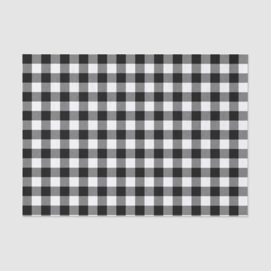 Zwart-witbuffel plakpapier tissuepapier (Voorkant)