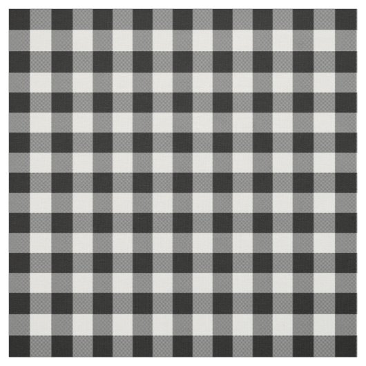 Zwart-witbuffelruit Stof (Swatch)