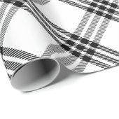 Zwart-witbuffels Cadeaupapier (Rol Hoek)
