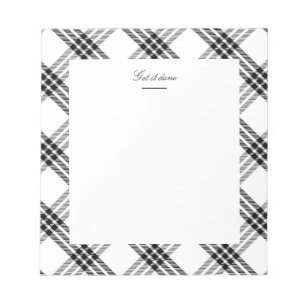 Zwart-witbuffels Notitieblok