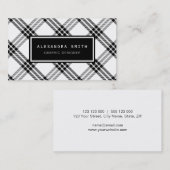 Zwart-witbuffels Visitekaartje (Voorkant / Achterkant)