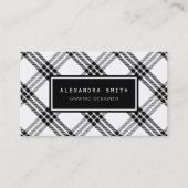 Zwart-witbuffels Visitekaartje (Voorkant)