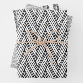 Zwart-witcadeautje Inpakpapier Vel (In situ)