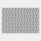 Zwart-witcadeautje Inpakpapier Vel (Voorkant)