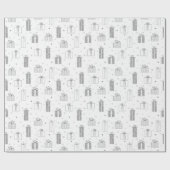 Zwart-witcadeautjes - papier voor het kleuren (Vlak)