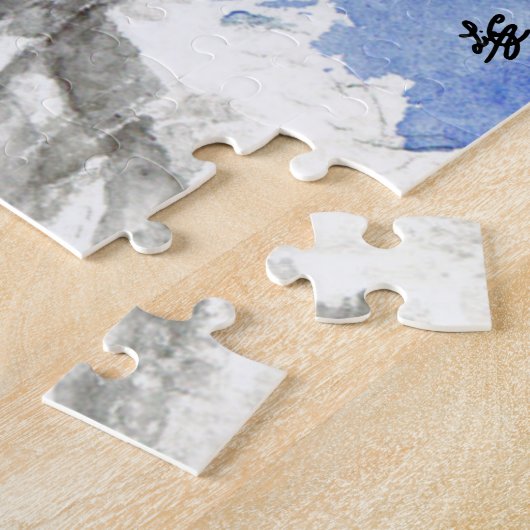 Zwart-witCalico-kat Legpuzzel (Zijkant)