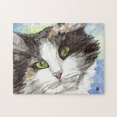 Zwart-witCalico-kat Legpuzzel (Horizontaal)