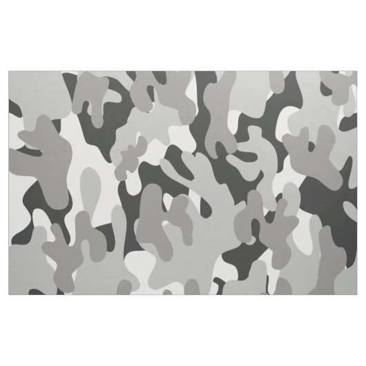 Zwart-witcamouflage Stof (Yard (91,4 cm))